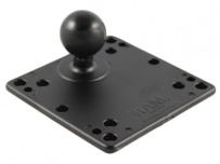 RAM 4.75" Square Base with VESA (4 X 75mm) (4 X 100mm) Hole Patterns & 1.5" Ball