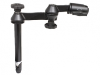 RAM Double Swing Arm with 8" Male Tele-Pole™ & 2.5" Round Base