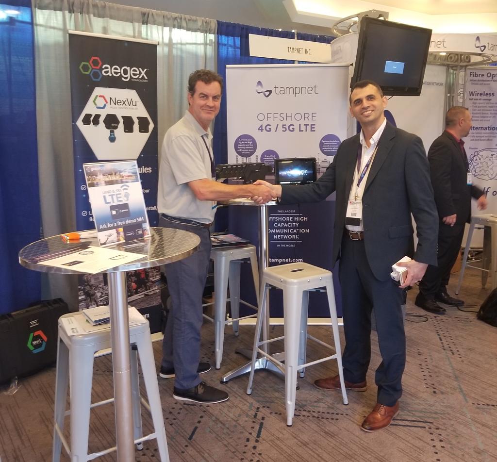 Tampnet and Aegex Join Forces to Show Offshore Connectivity Solutions at OilComm 2019