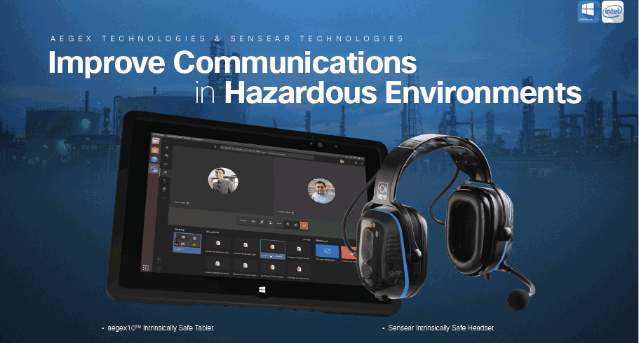 Aegex and Sensear Launch Joint Communications Solution for Efficient Hazardous Operations