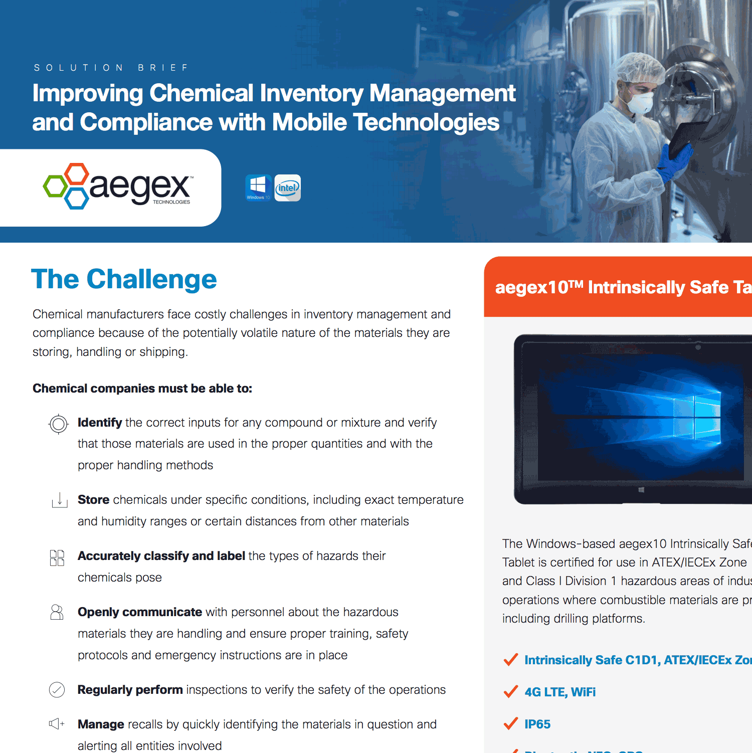 Improving Chemical Inventory Management and Compliance with Mobile Technologies