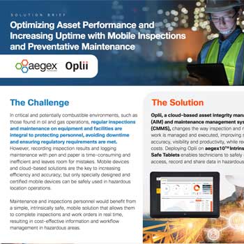 Optimizing Asset Performance and Increasing Uptime with Mobile Inspections